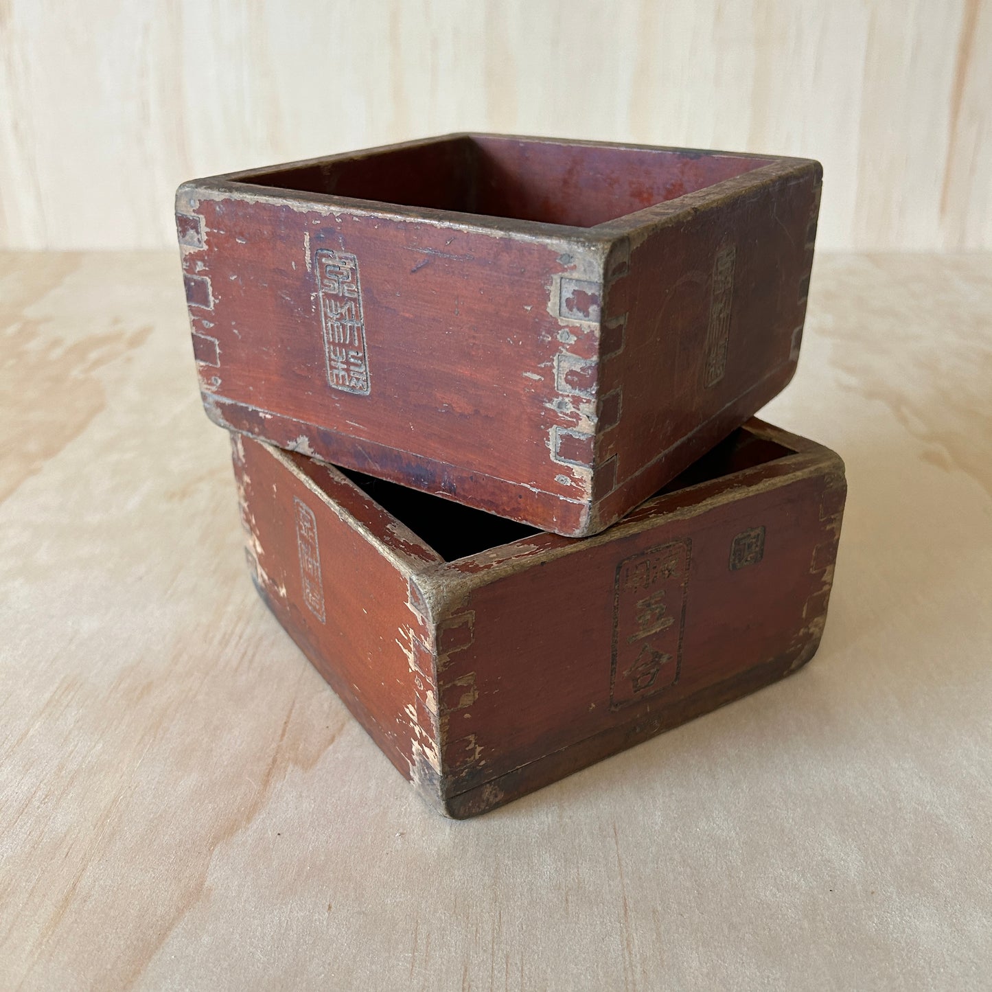 Antique Japanese Masu Box Measure 1 of 2