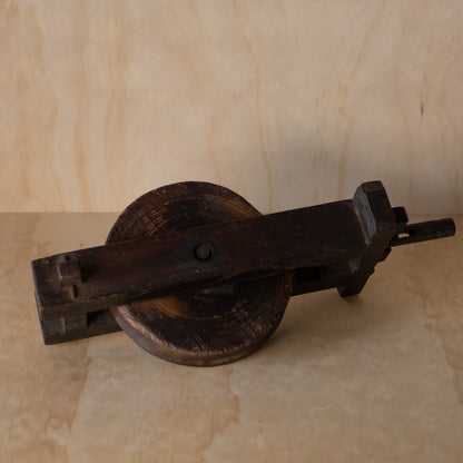 Antique Japanese Well Pulley wheel Ido Kassha