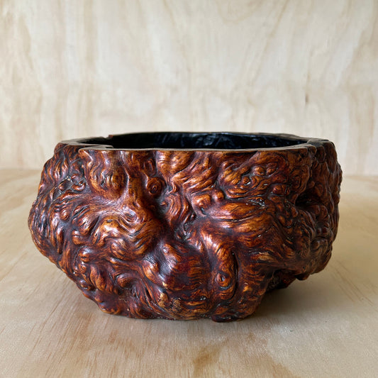 Antique Japanese Carved Root Bowl