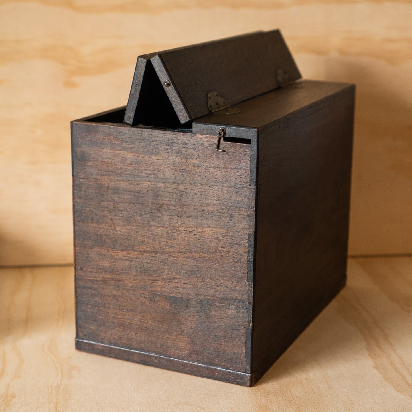 Vintage Japanese Rosewood Haribako Sewing Box