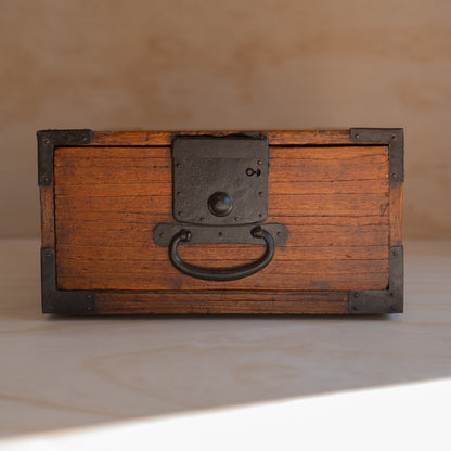 Antique Japanese Edo/Meiji Era Ko-Dansu Single Draw Document Box