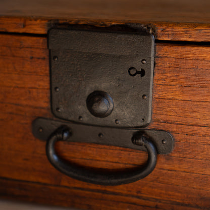 Antique Japanese Edo/Meiji Era Ko-Dansu Single Draw Document Box