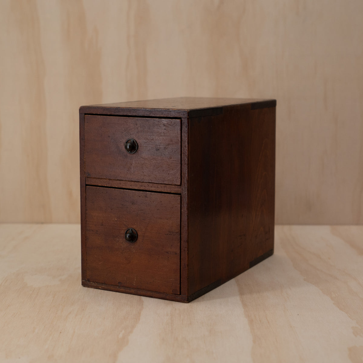 Antique Japanese small 2 drawer box Ko - Bako