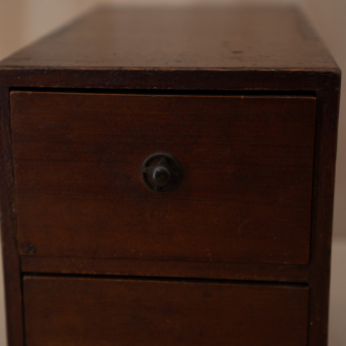 Antique Japanese small 2 drawer box Ko - Bako