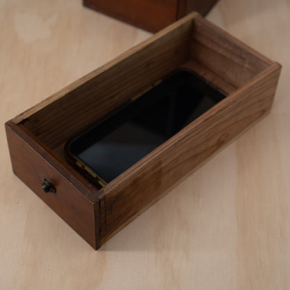 Antique Japanese small 2 drawer box Ko - Bako