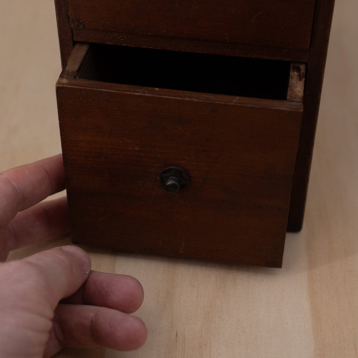 Antique Japanese small 2 drawer box Ko - Bako