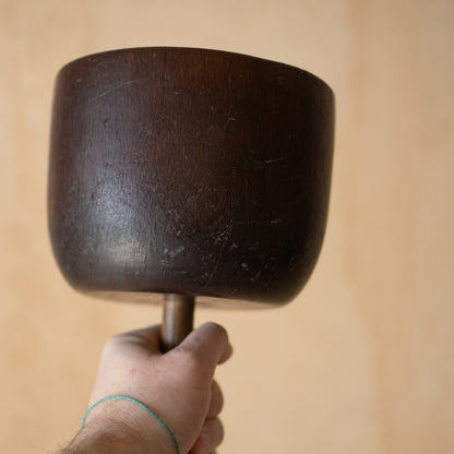 Antique Japanese Wooden Straw Hammer - Tataki