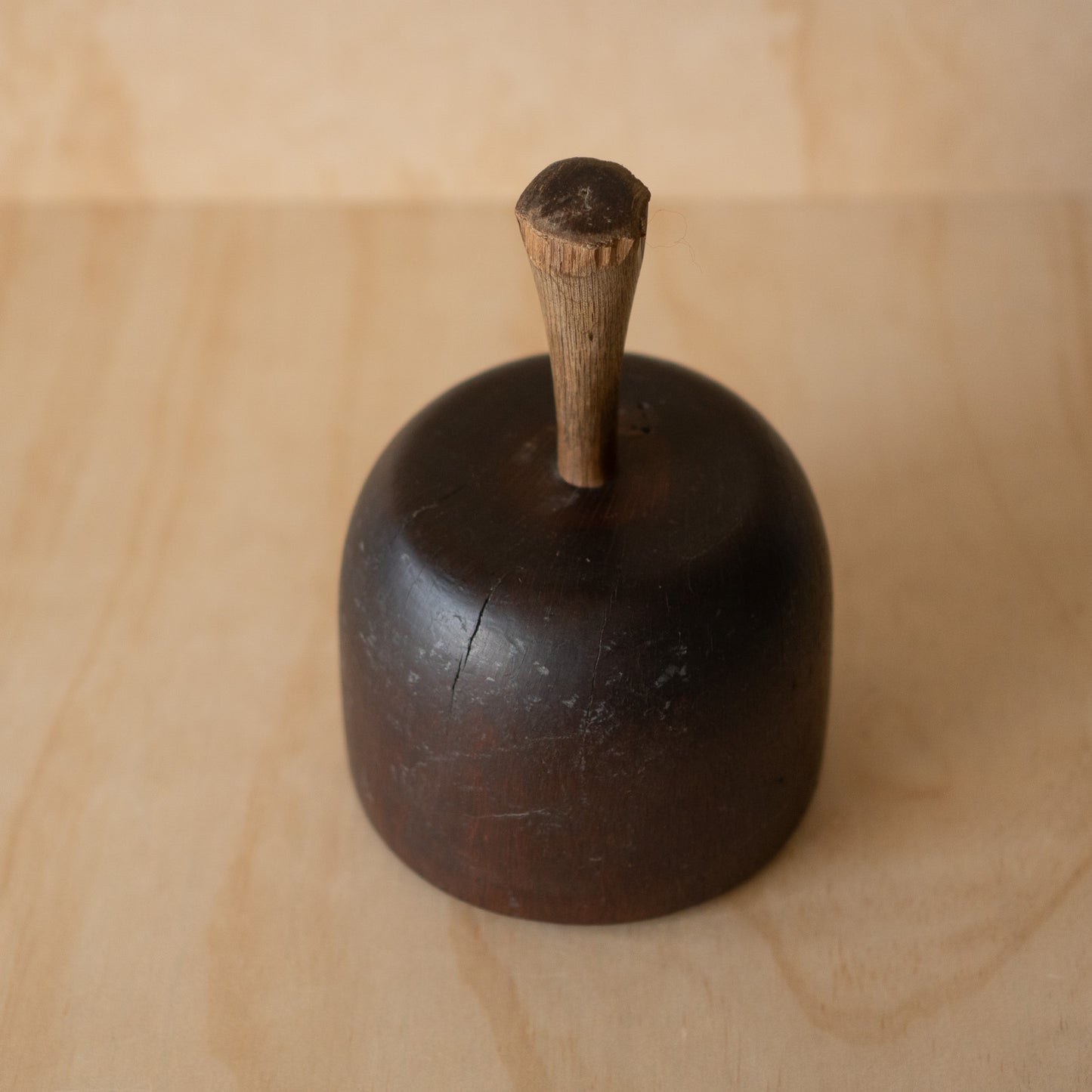 Antique Japanese Wooden Straw Hammer - Tataki