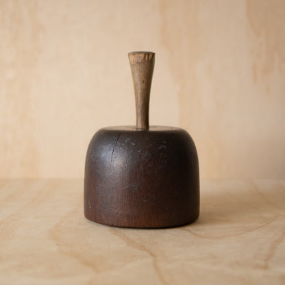 Antique Japanese Wooden Straw Hammer - Tataki