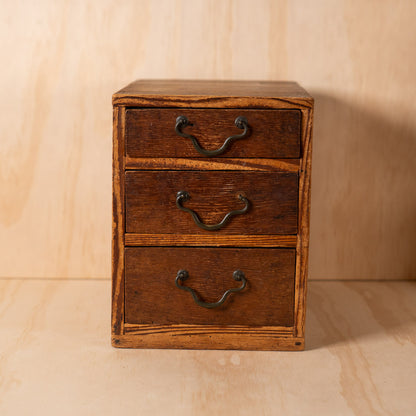 Antique Japanese 3 Drawer Cedar Wood - Ko Dansu Chest