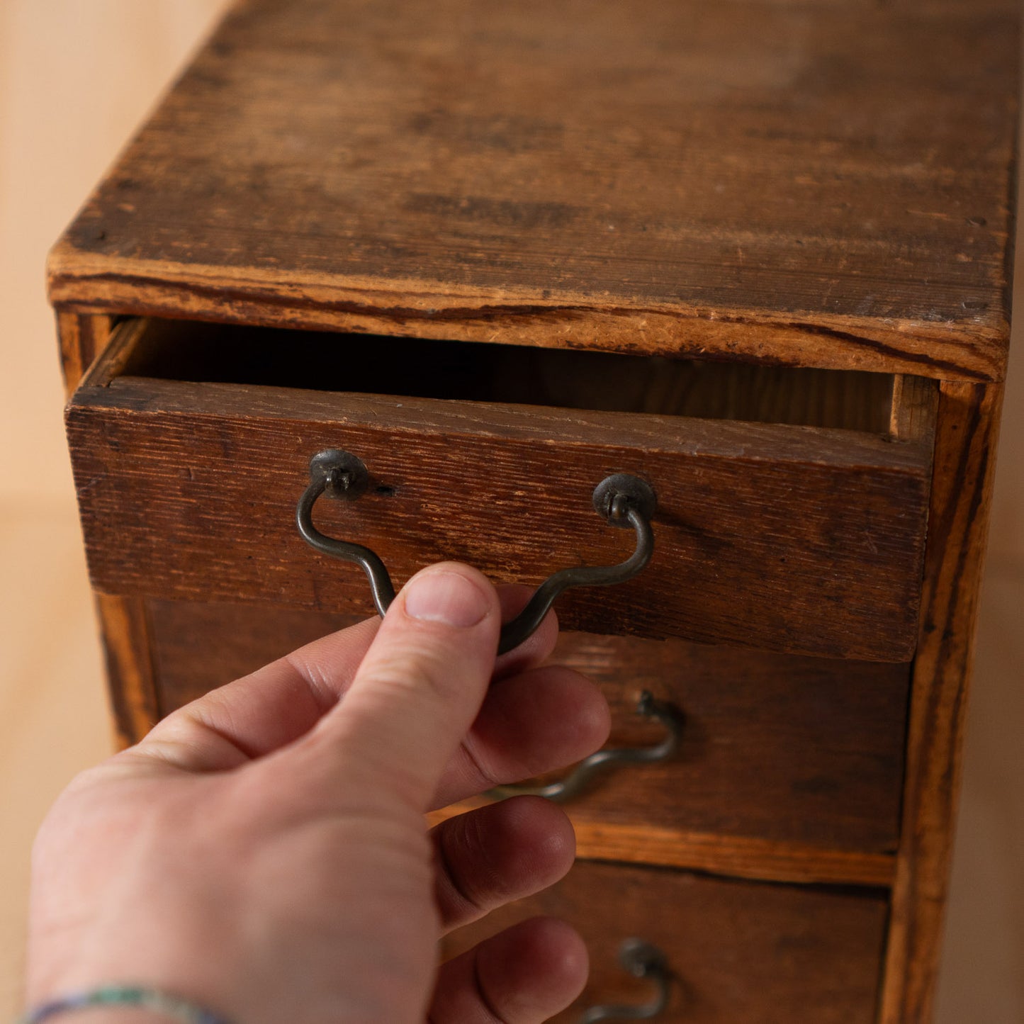 Antique Japanese 3 Drawer Cedar Wood - Ko Dansu Chest