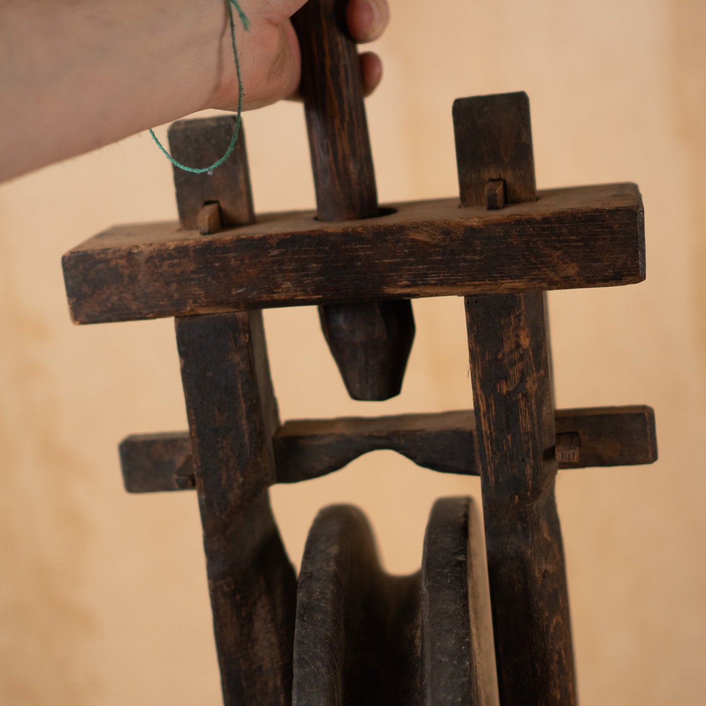 Antique Japanese Well Pulley wheel Ido Kassha