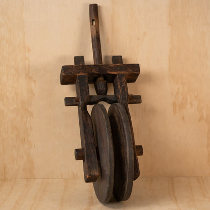 Antique Japanese Well Pulley wheel Ido Kassha