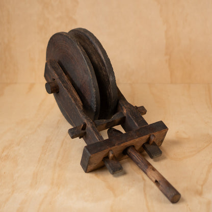 Antique Japanese Well Pulley wheel Ido Kassha