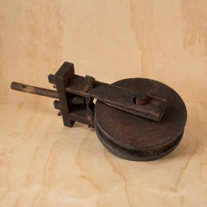 Antique Japanese Well Pulley wheel Ido Kassha