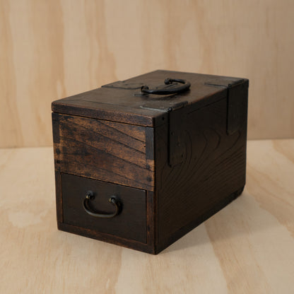 Antique Japanese small suzuribako calligraphy box