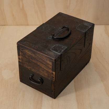 Antique Japanese small suzuribako calligraphy box