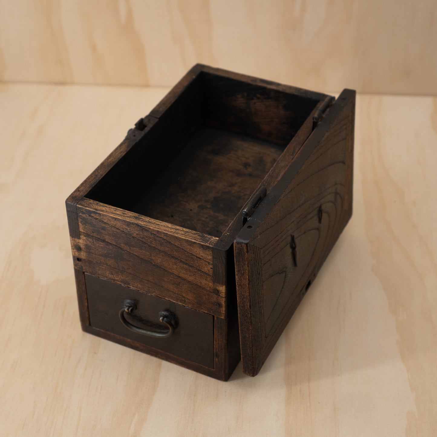 Antique Japanese small suzuribako calligraphy box