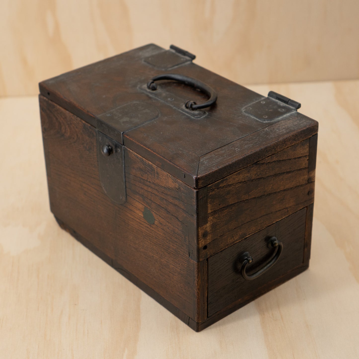 Antique Japanese small suzuribako calligraphy box