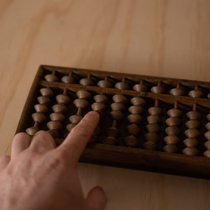Antique Japanese wooden Abacus - Soroban