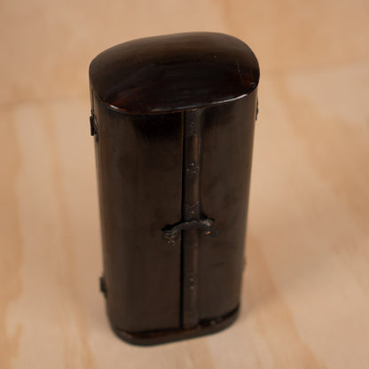 Antique Japanese Portable Shrine with standing buddha -Zushi