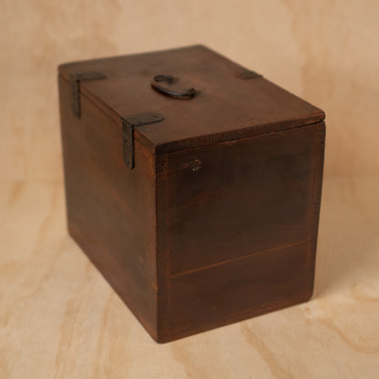 Antique Japanese Suzuri Bako Calligraphy Box