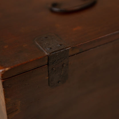 Antique Japanese Suzuri Bako Calligraphy Box