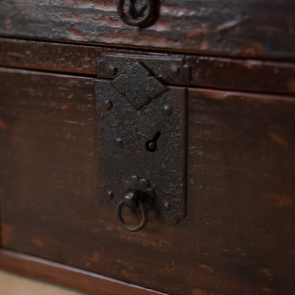 Antique Japanese Suzuri Bako Calligraphy Box