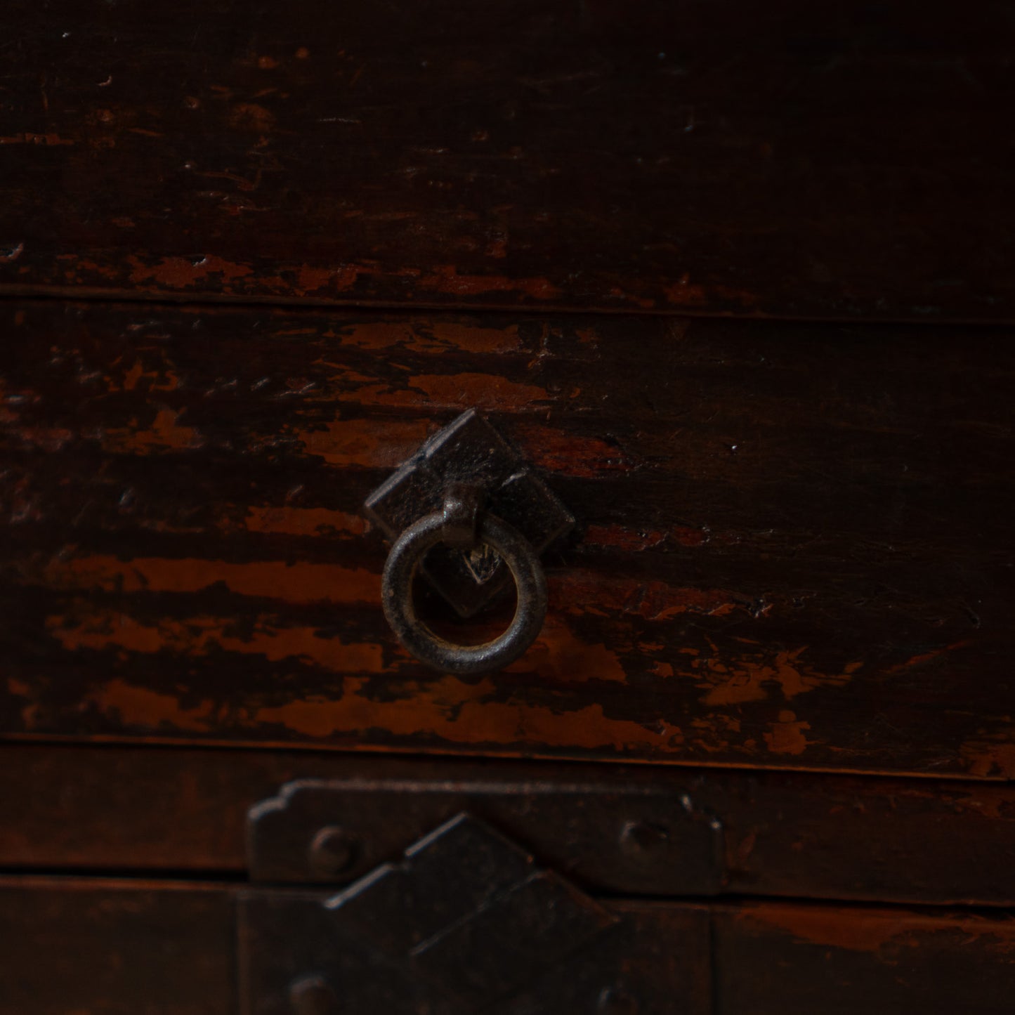 Antique Japanese Suzuri Bako Calligraphy Box