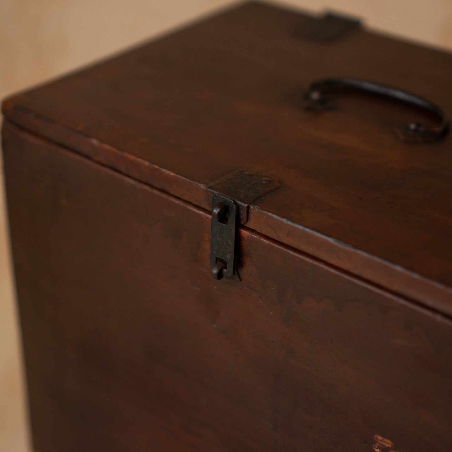 Antique Japanese Suzuri Bako Calligraphy Box