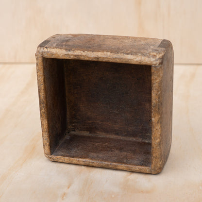 Antique Japanese Wood Masu Box Rice Measure