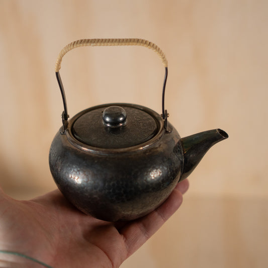 Small Antique Chinese Silver plate teapot