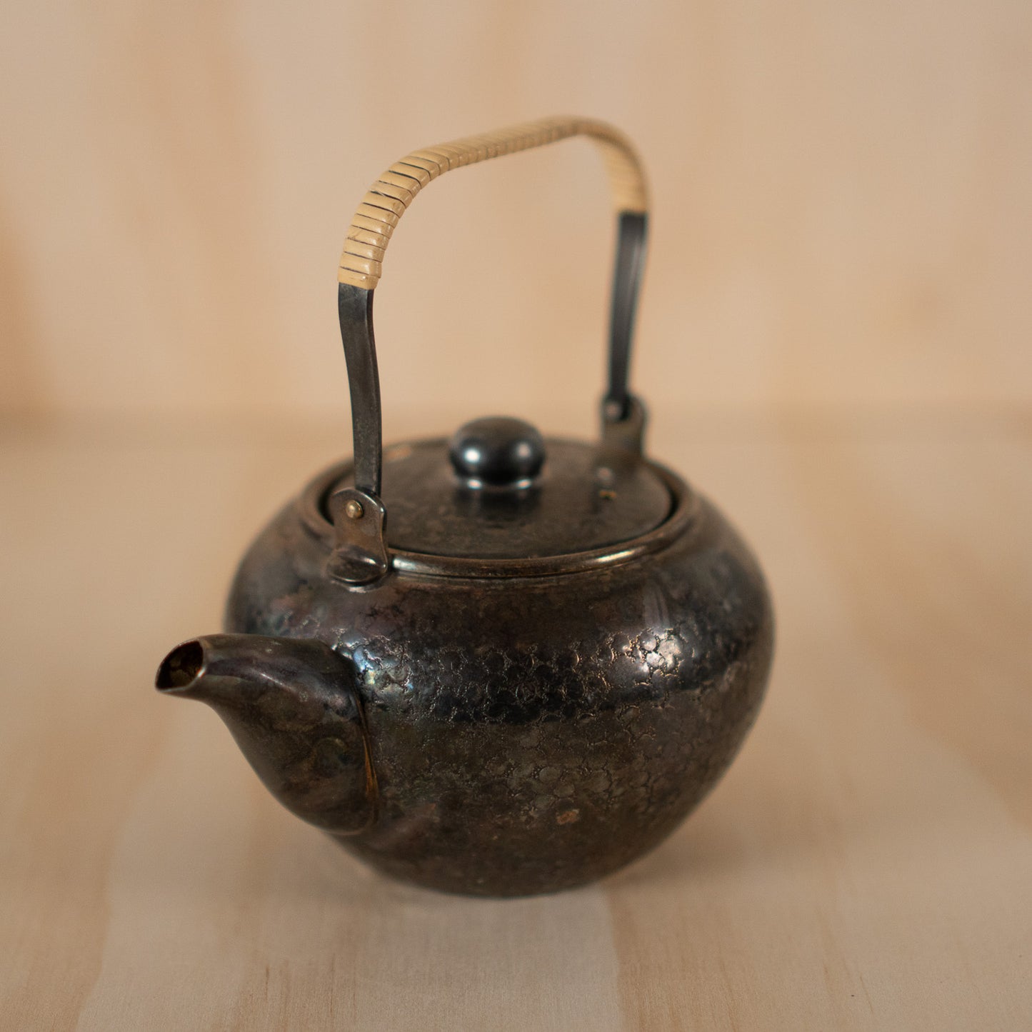 Small Antique Chinese Silver plate teapot