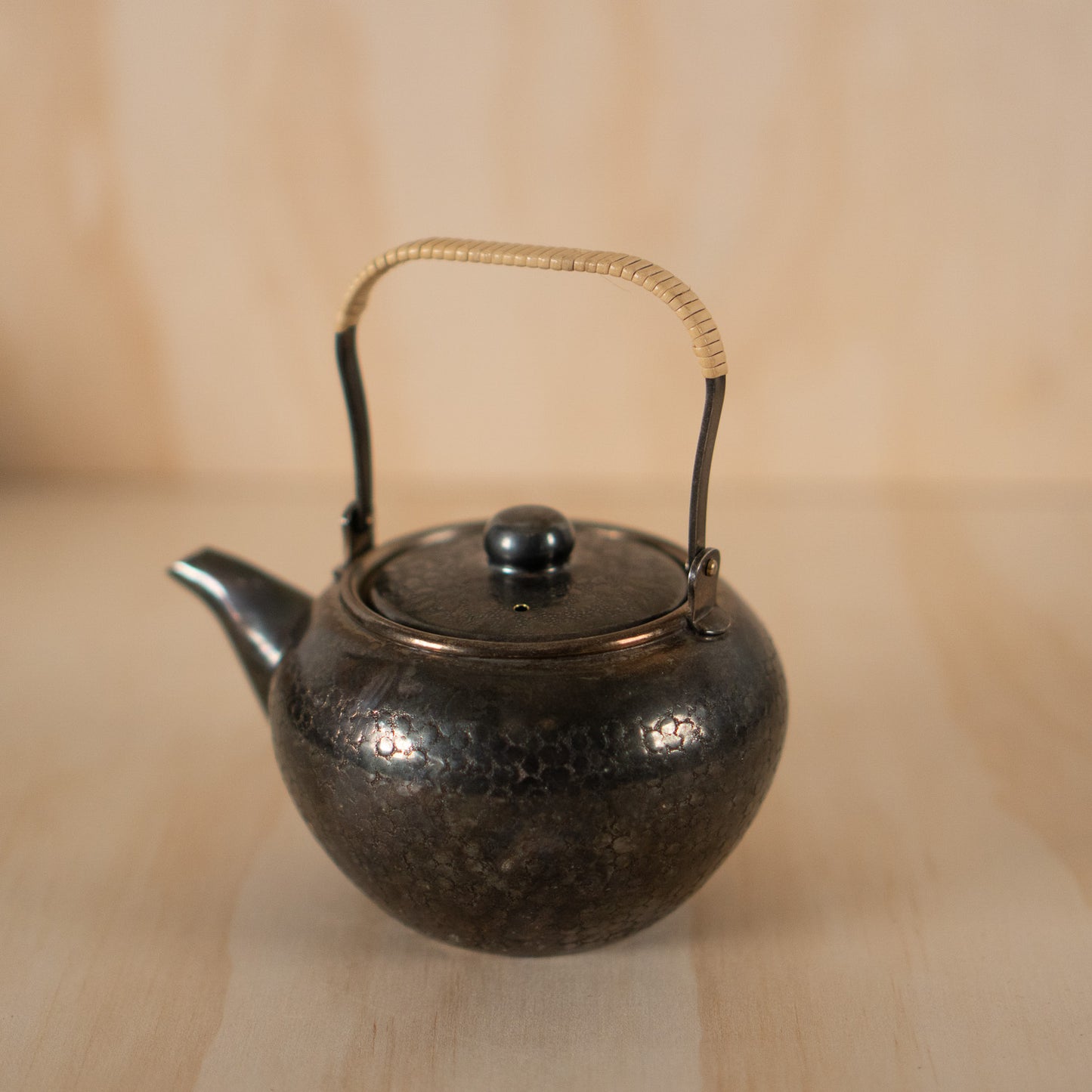 Small Antique Chinese Silver plate teapot