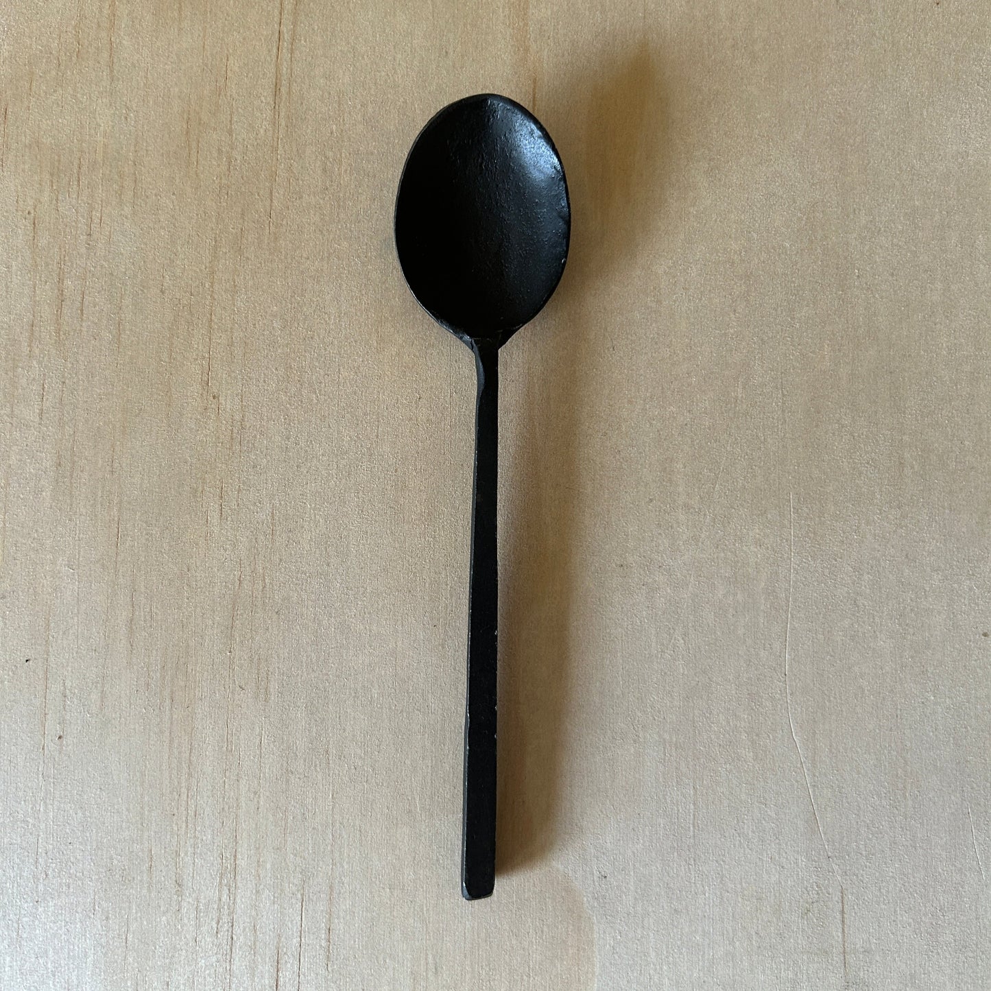 Hand Forged Wabi Sabi Iron Tea Spoon