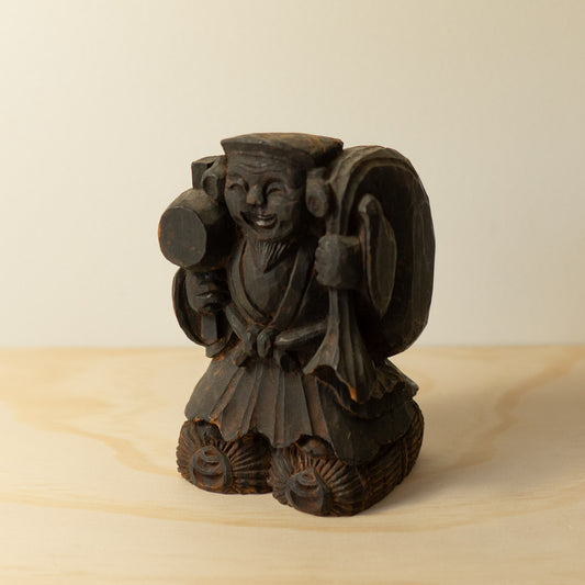 Antique Japanese Carved Daikoku - 06