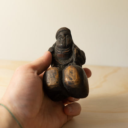 Antique Japanese Carved Daikoku Figure - 01