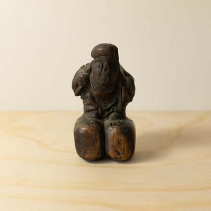 Antique Japanese Carved Daikoku Figure - 01