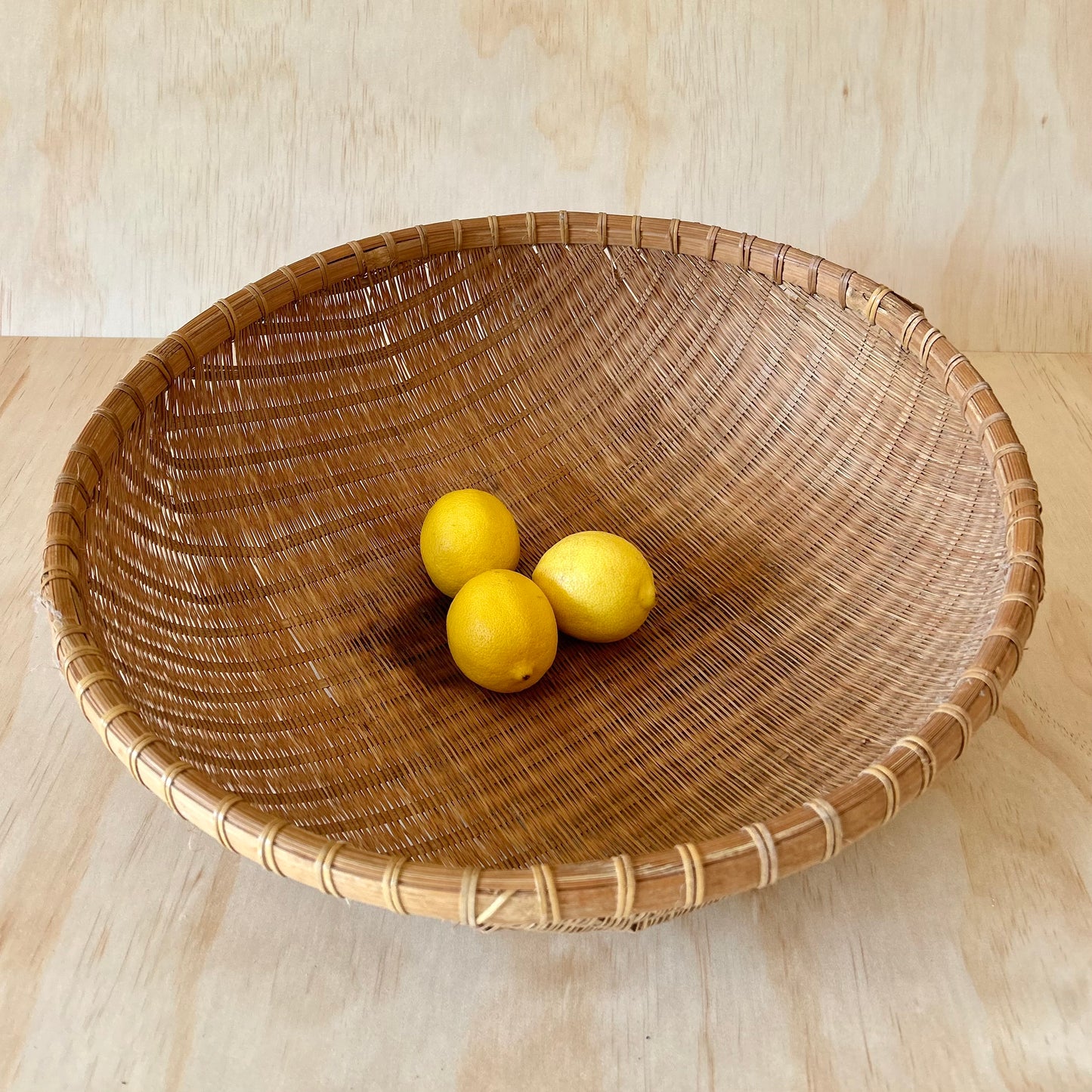 Extra Large Vintage Japanese Strainer Basket - Zaru