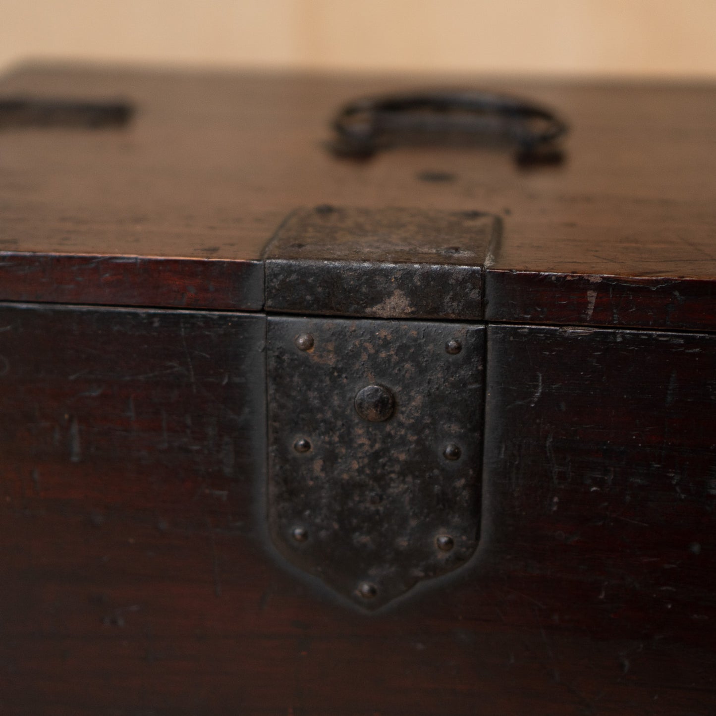 Antique Japanese Extra Large Te-bunko/ Suzuri Bako Writing box