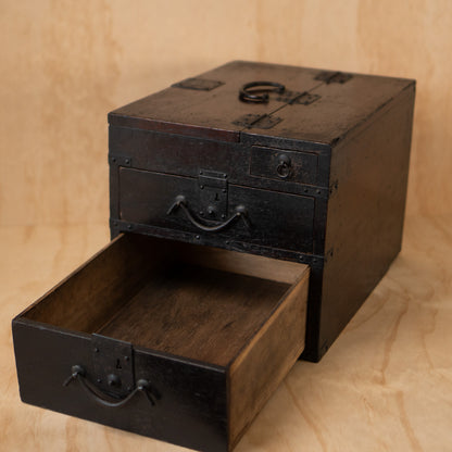 Antique Japanese Extra Large Te-bunko/ Suzuri Bako Writing box