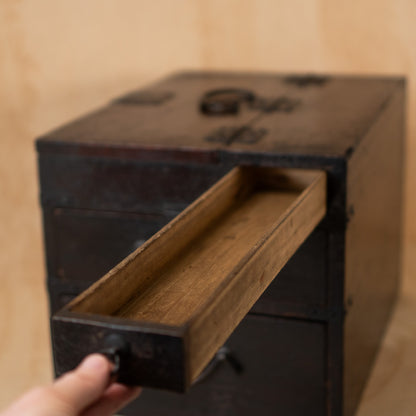 Antique Japanese Extra Large Te-bunko/ Suzuri Bako Writing box