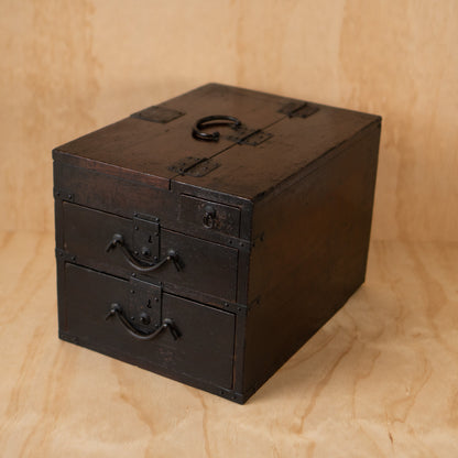 Antique Japanese Extra Large Te-bunko/ Suzuri Bako Writing box