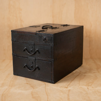 Antique Japanese Extra Large Te-bunko/ Suzuri Bako Writing box