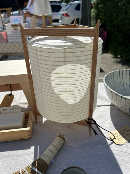 Japanese Hinoki and washi paper lantern