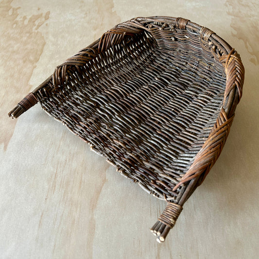 Antique Japanese Basket Scoop