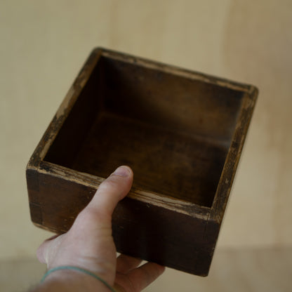 Antique Japanese Wood Masu Box Rice Measure - gogomasu