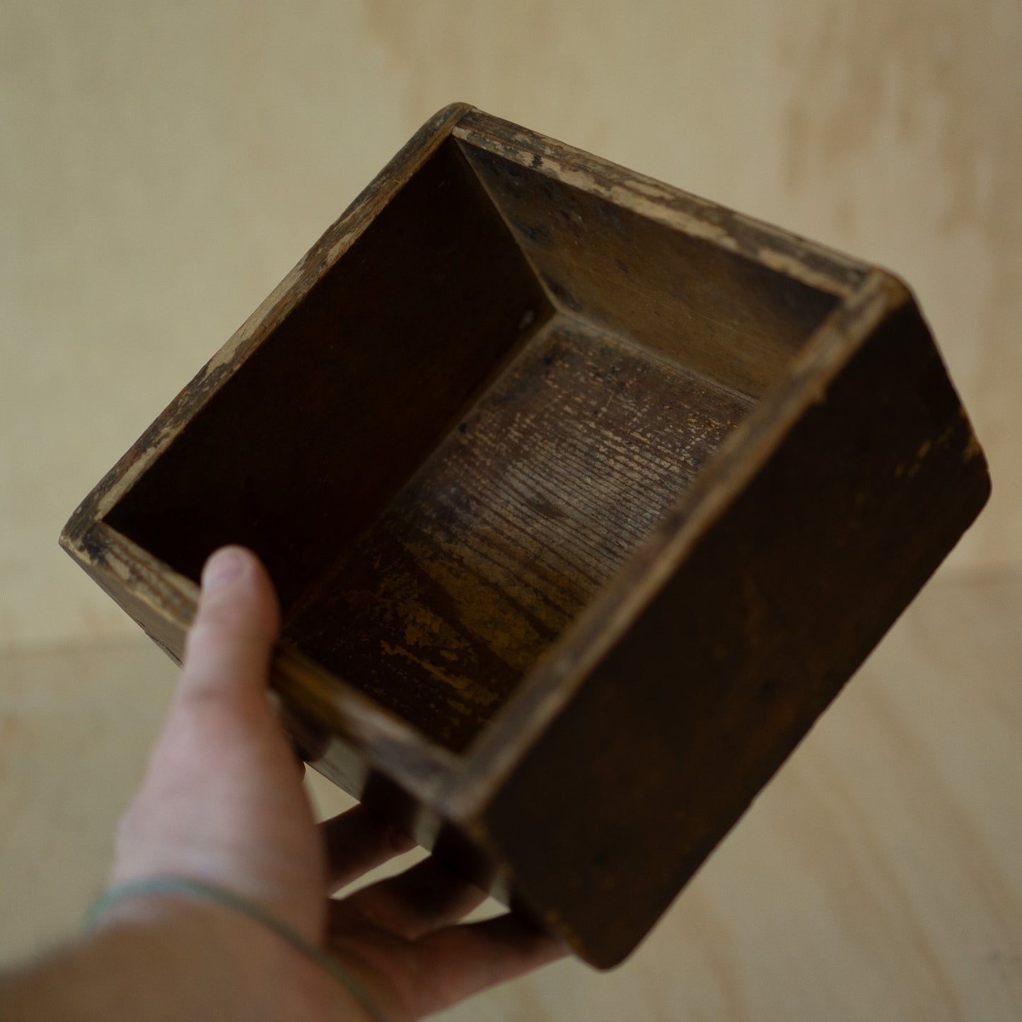 Antique Japanese Wood Masu Box Rice Measure - gogomasu