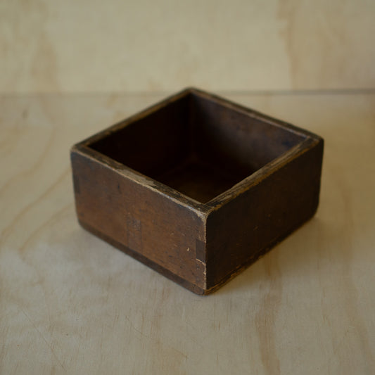 Antique Japanese Wood Masu Box Rice Measure - gogomasu