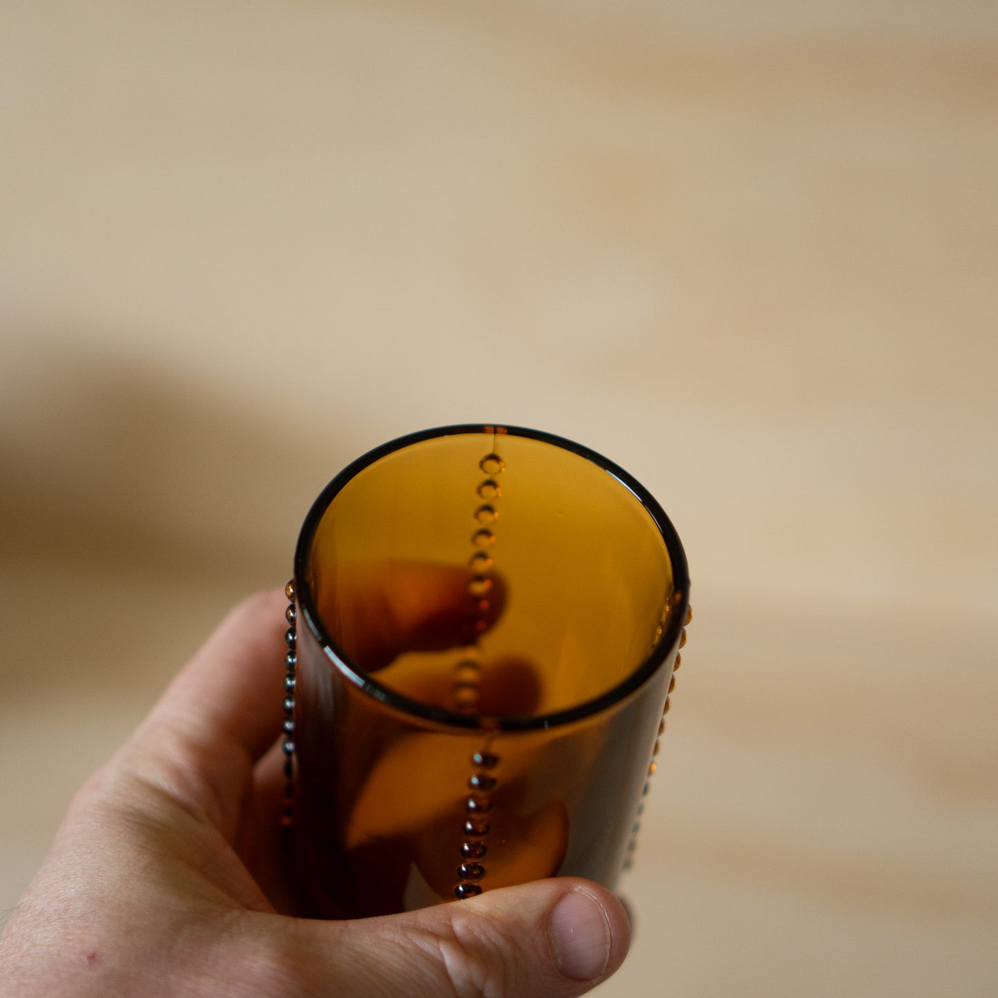 Hirota Glass - Sori Yanagi design Y Glass Tumbler - Amber